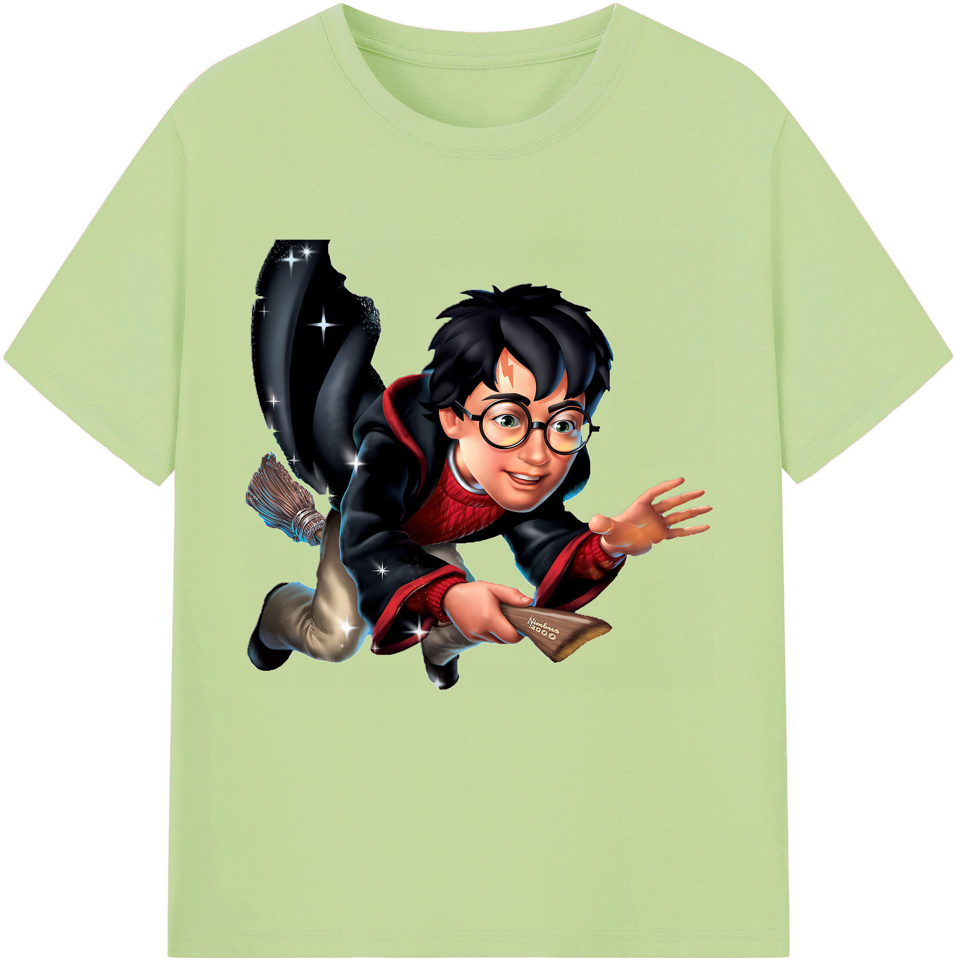 （画像用） Harry Potter ハリー・ポッターシリーズ 綿100％半袖Tシャツ（フロントプリント）